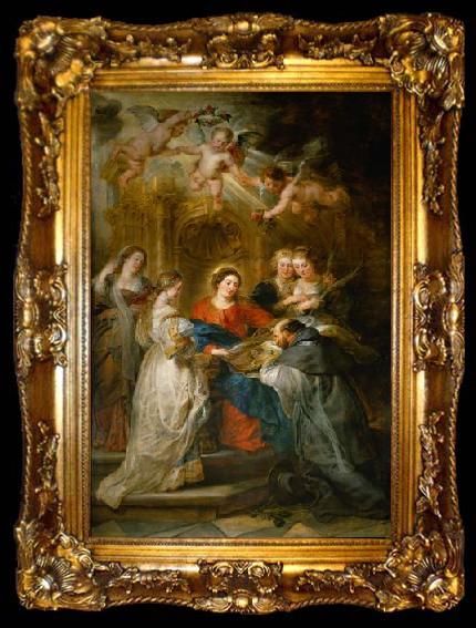 framed  Peter Paul Rubens Ildefonso altar, ta009-2